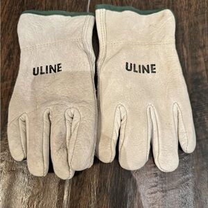 ULINE Leather Work Gloves pigskin MEDIUM